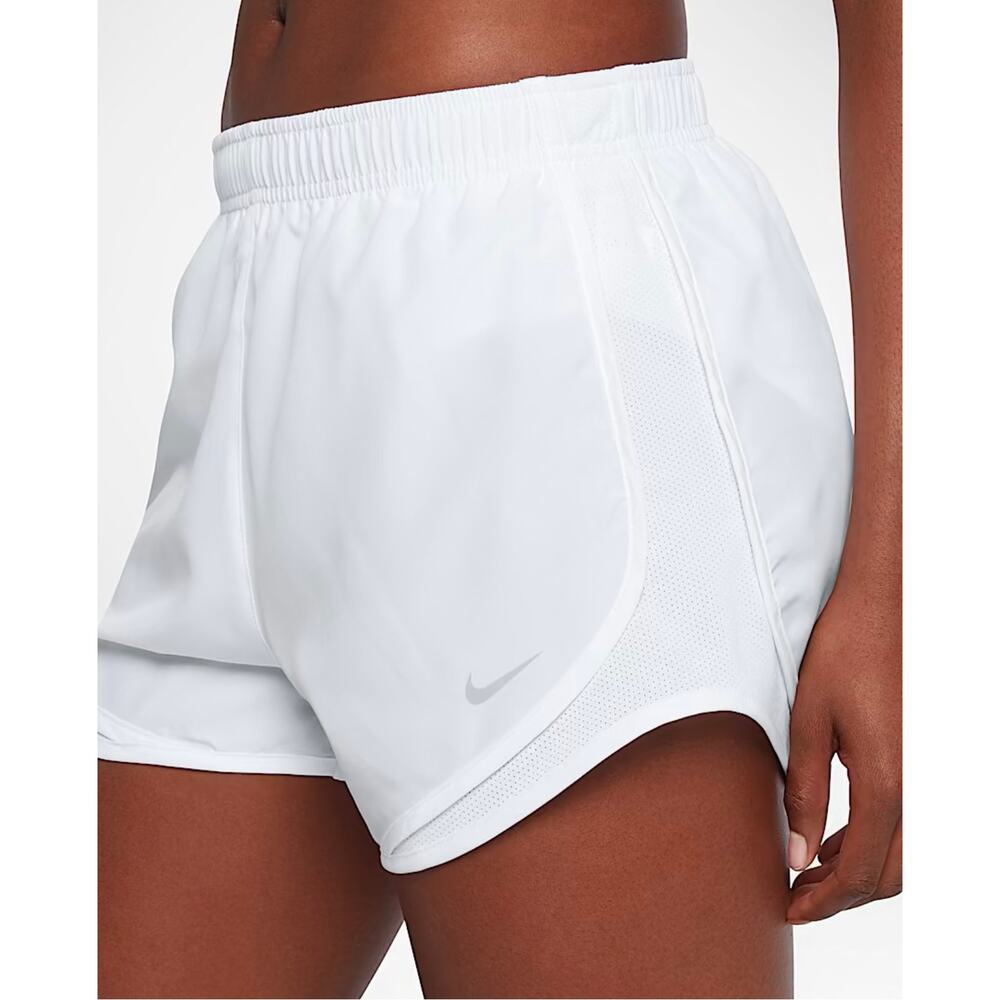 NWT Nike Women's Size XL Dri-FIT Tempo Running Shorts - White - Picture 3 of 10